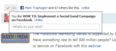 New Like Button Functionality
