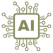 AI icon for artificial intelligence